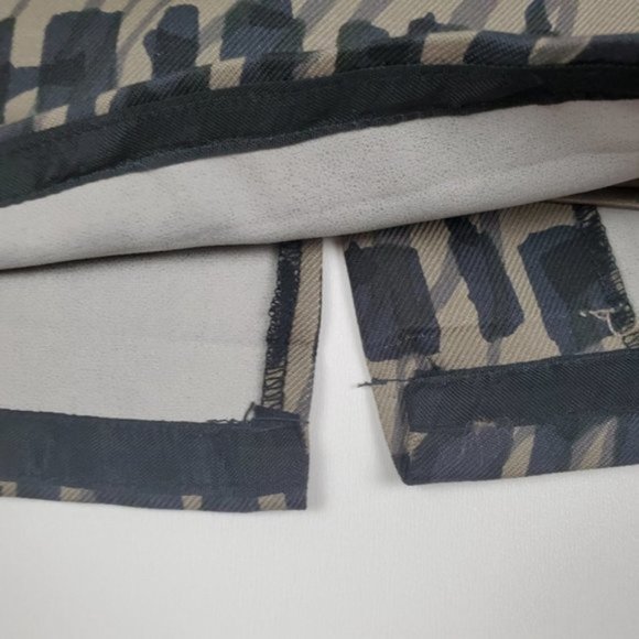 Classiques entier patterned skirt, silk/wool blend - Picture 6 of 8